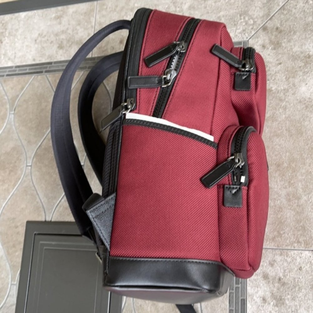 Michael Kors Kent Sport Utility Backpack Merlot - Picture 4 of 16